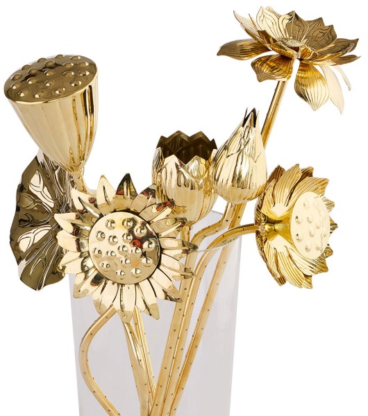 Jonathan-Adler-Brass Flower Bouquet