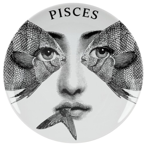 Fornasetti-Wandteller-sternzeichen-Pisces 